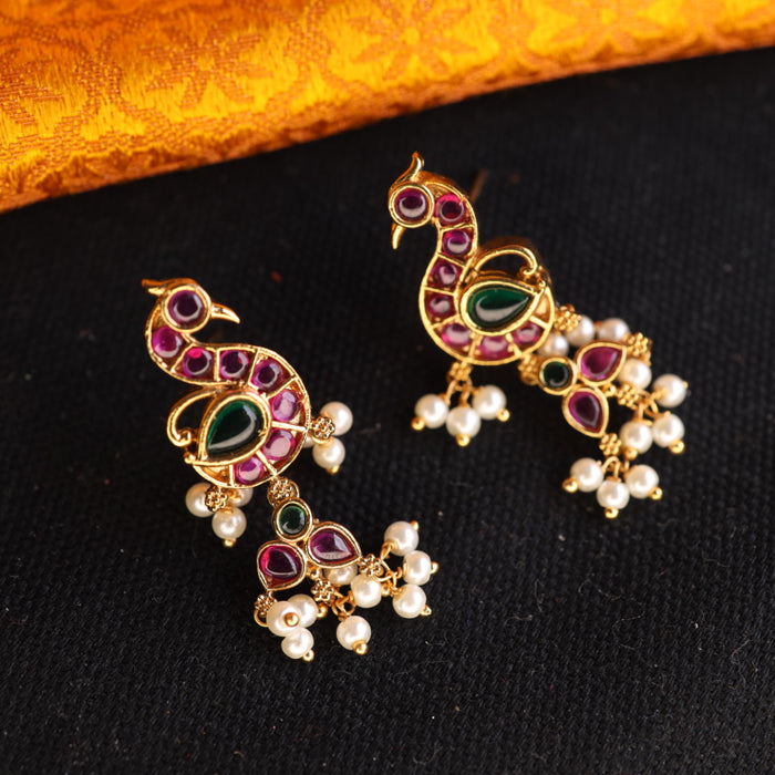 Antique ruby drop earrings 124459