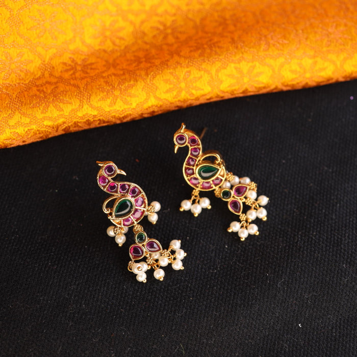 Antique ruby drop earrings 124459