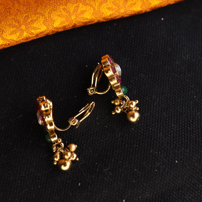 Antique ruby clip on earring earrings 4666781