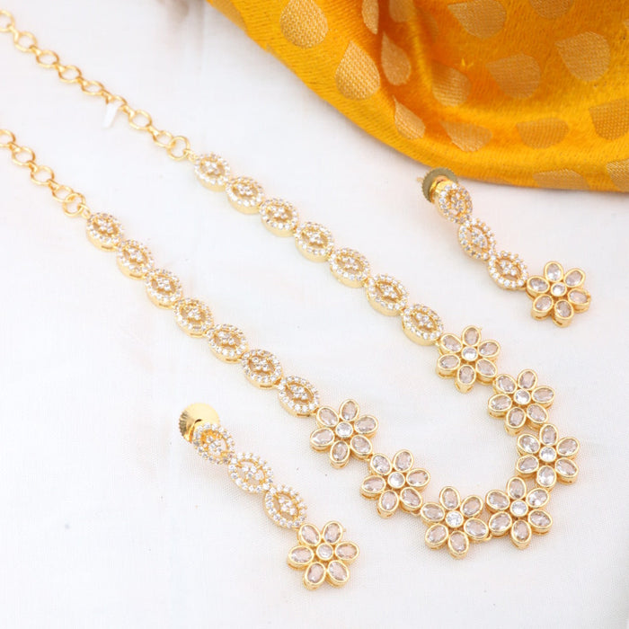 Heritage gold plated short necklace necklace 124581