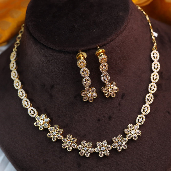Heritage gold plated short necklace necklace 124581