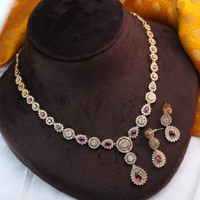 Heritage gold plated short necklace necklace 12463