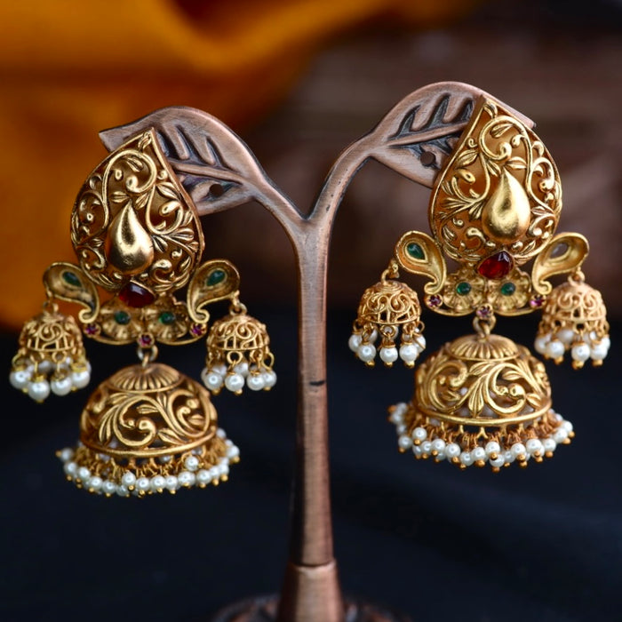 Antique jumka earrings 124674