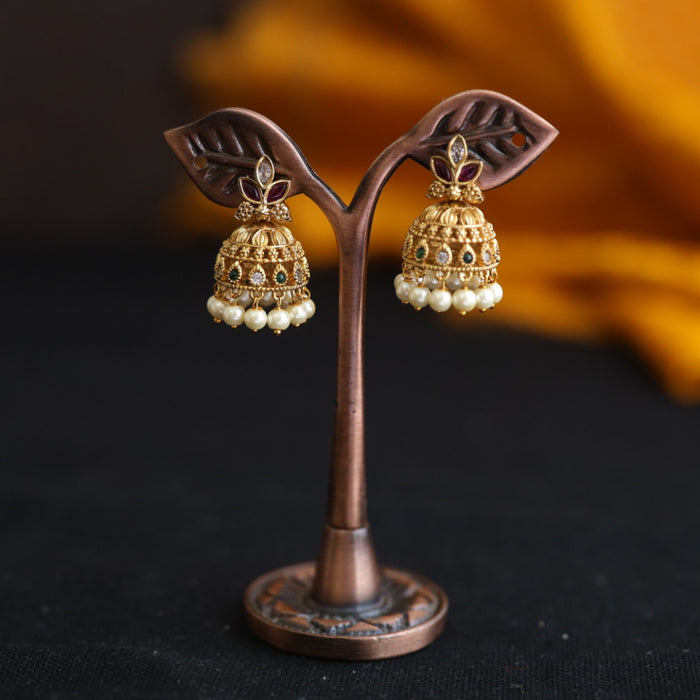 Antique mini jumka earrings 124499