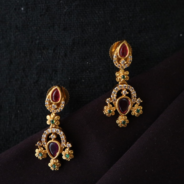 Antique long necklace with earrings/ waistchain 988822