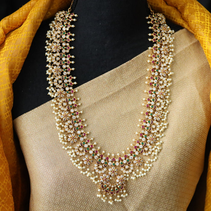 Antique pearl long necklace with earrings 988920 (Copy)