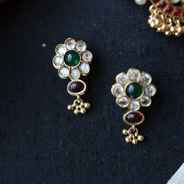 Padmini pearl choker necklace with earrings CCB1356