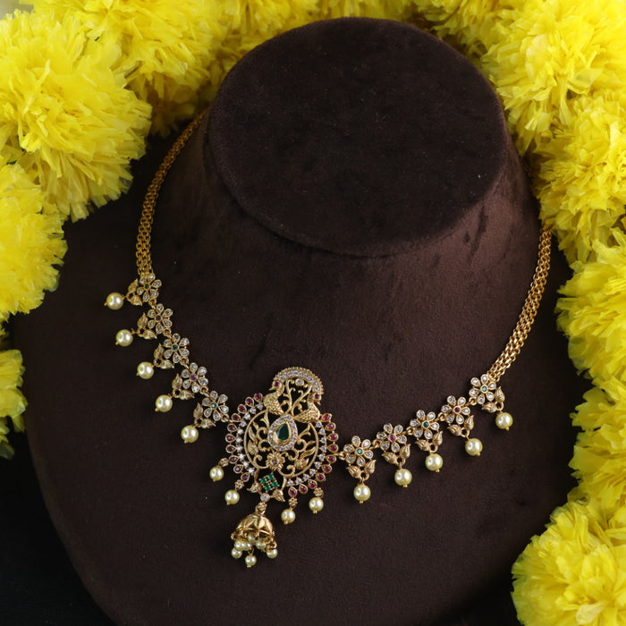 Antique  choker necklace with earrings 148546