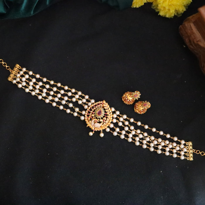 PADMINI choker necklace with earrings 144877