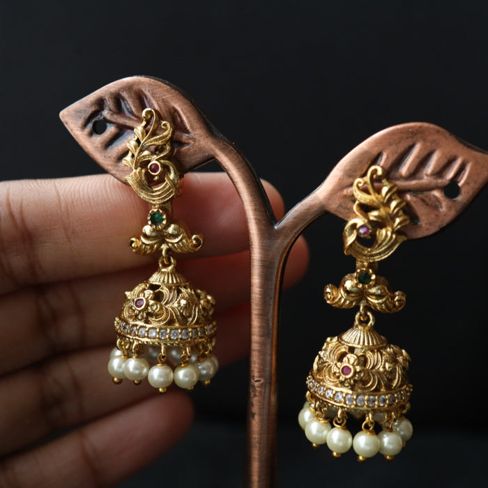 Antique small jumka earring 462343