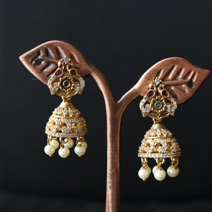 Antique small jumka earring 462344