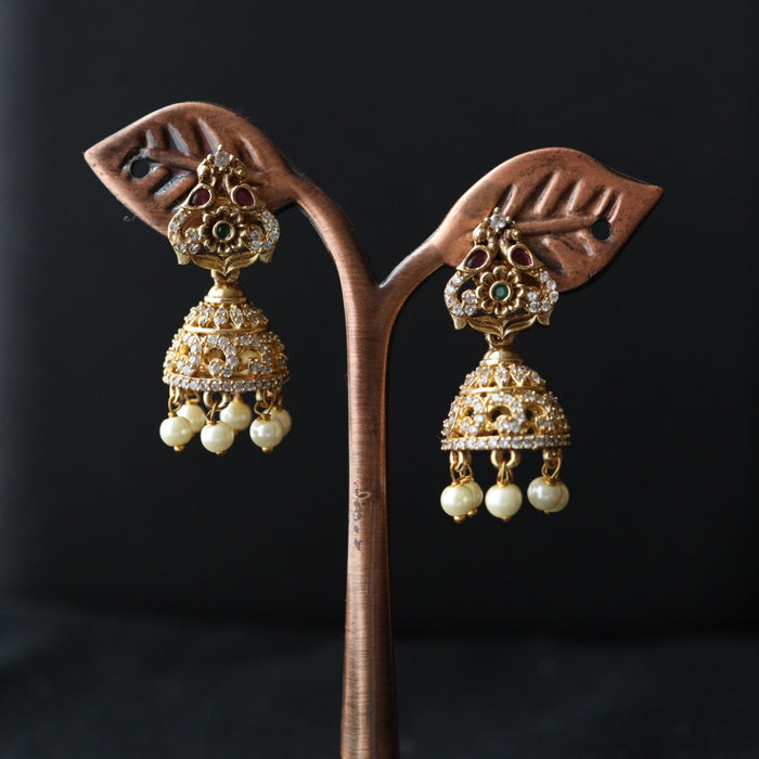 Antique small jumka earring 462344