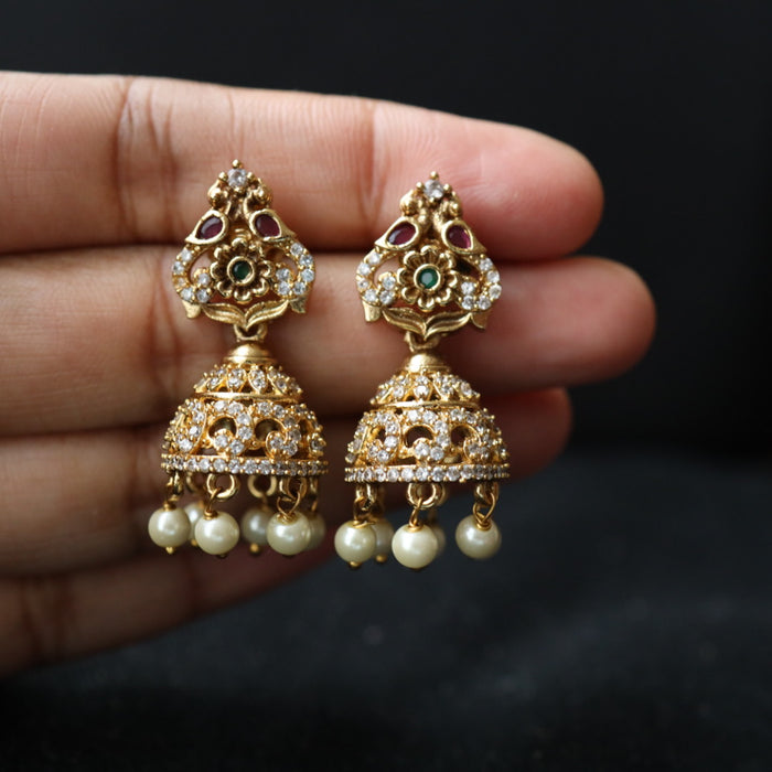 Antique small jumka earring 462344