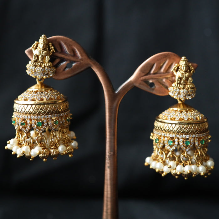 Antique temple jumka earring 46213