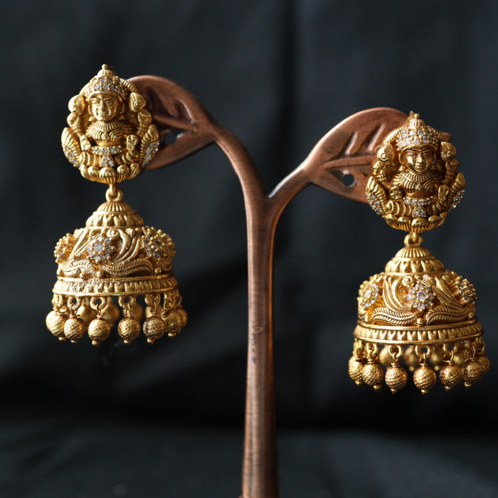 Antique temple design jumka earring 4666712294