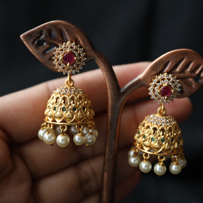 Antique small jumka earring 4621212