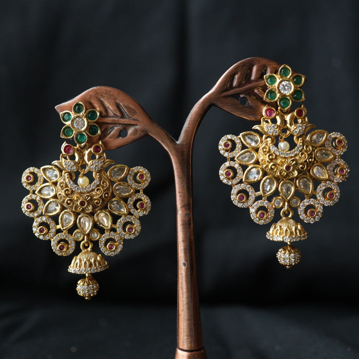 Antique flat jumka earring 46213