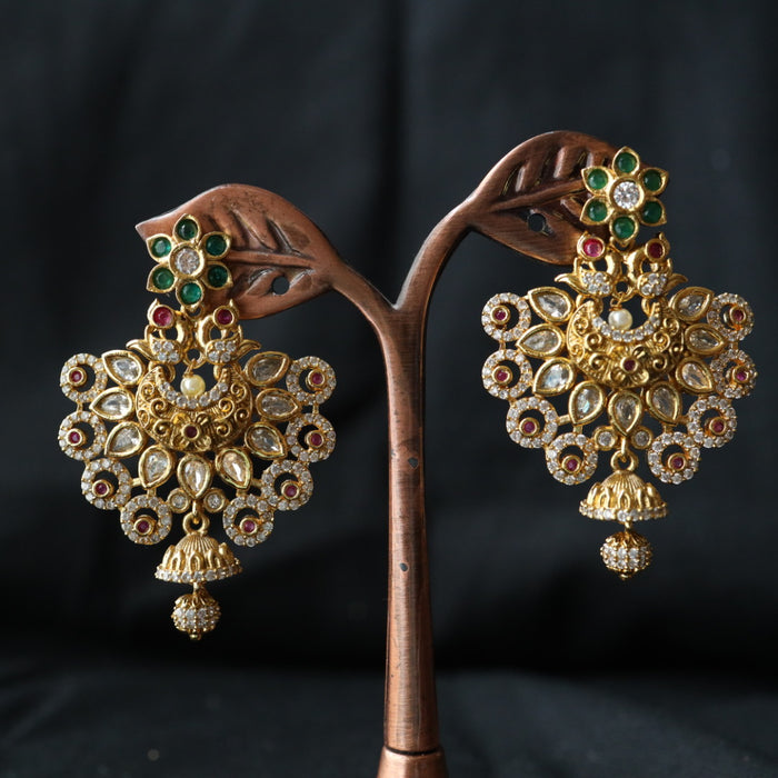 Antique flat jumka earring 46213