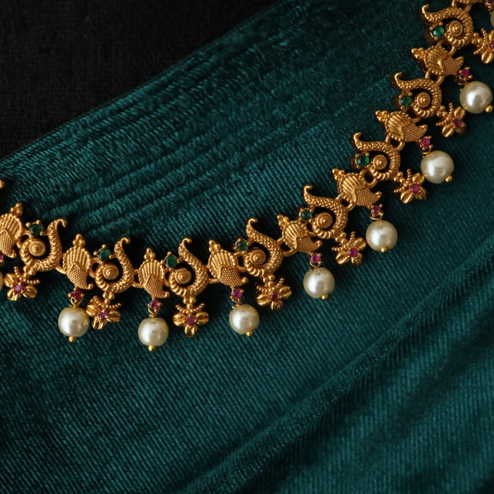 Antique short necklace with earrings 9890811223