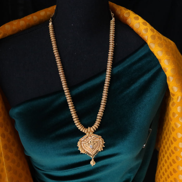 Heritage gold plated long necklace 231889