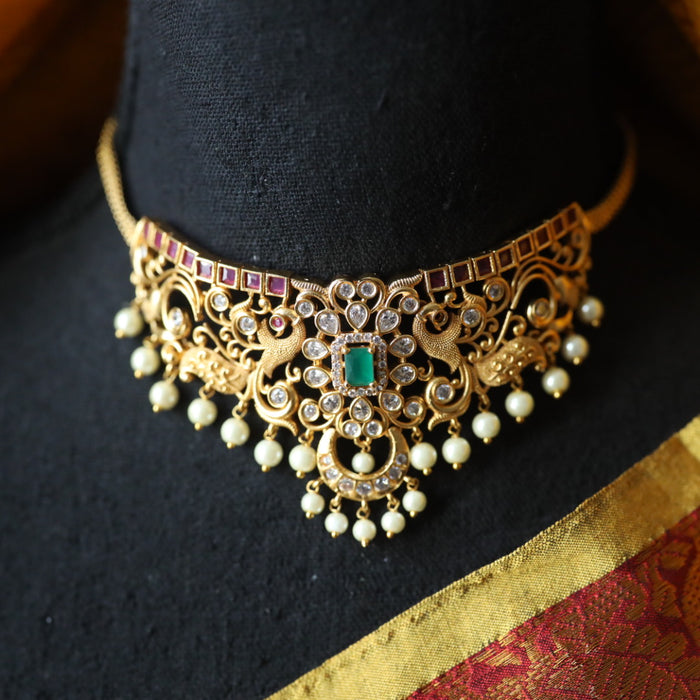 Antique choker necklace and earrings 816823