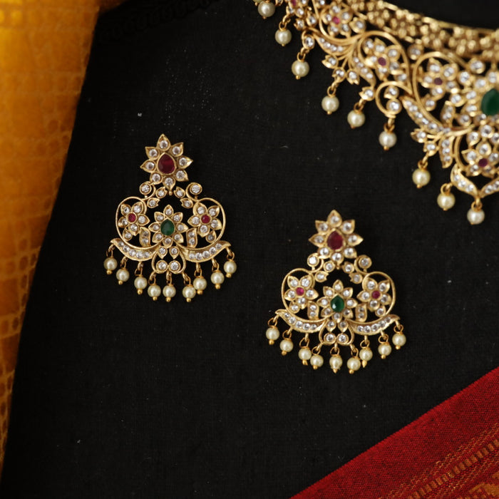 Antique choker necklace and earrings 8944488