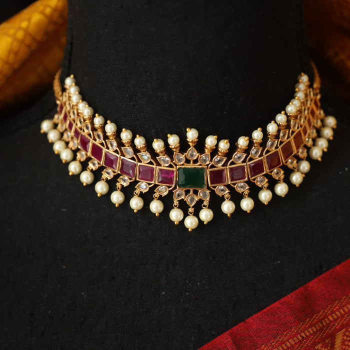 Antique choker necklace and earrings 8944990