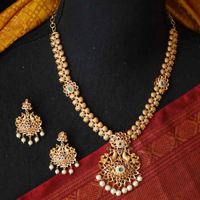 Antique short necklace and earrings 8944778