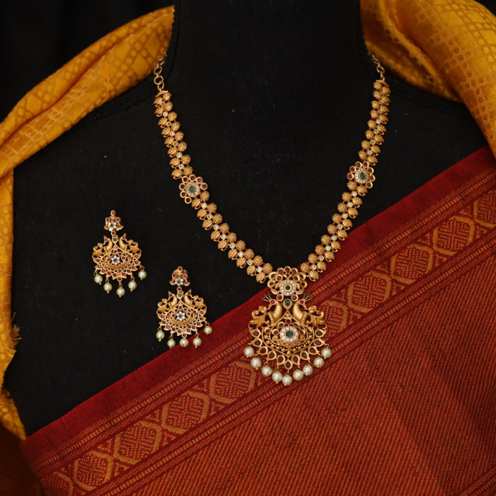 Antique short necklace and earrings 8944778