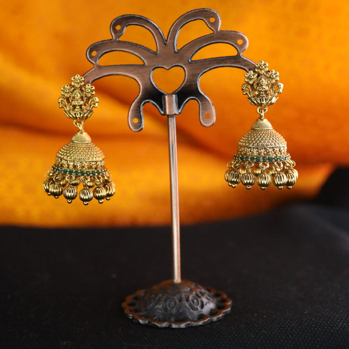 Antique gold jumka earrings 1246762