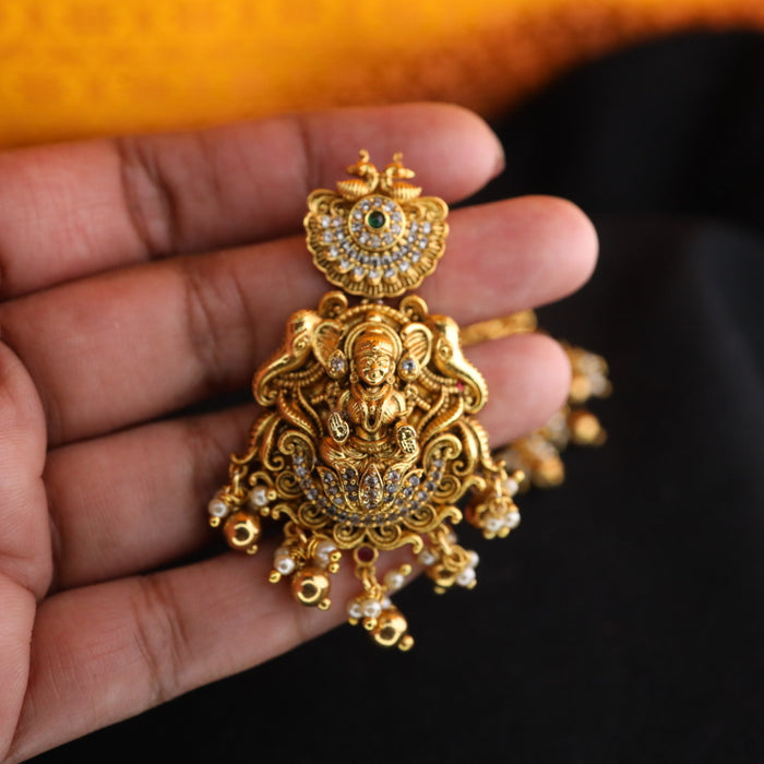 Antique gold temple earrings 234567