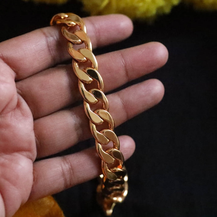 Men's Heritage gold plated bracelet- one size - 104065