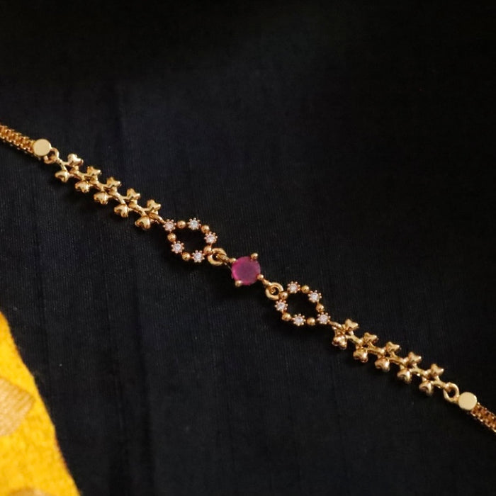Heritage gold plated bracelet- one size - 104066