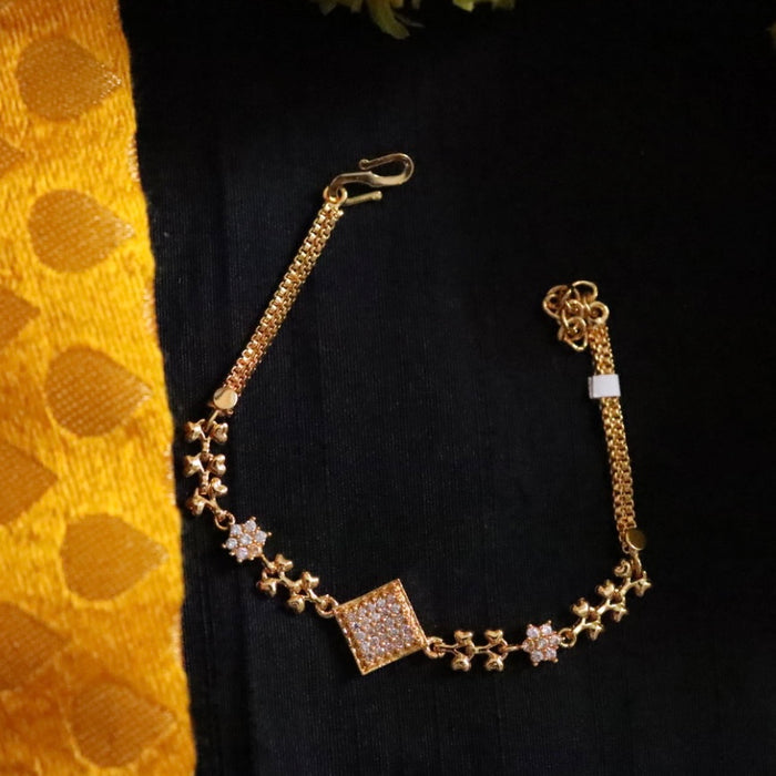 Heritage gold plated bracelet- one size - 104067