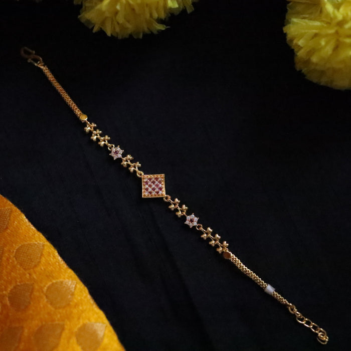 Heritage gold plated bracelet- one size - 104073