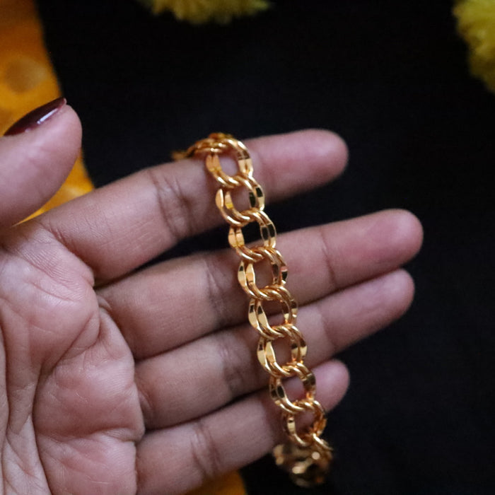 Men's Heritage gold plated bracelet- one size - 104074