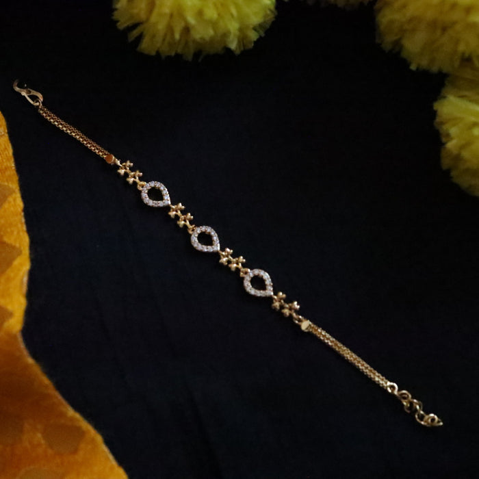Heritage gold plated bracelet- one size - 104077
