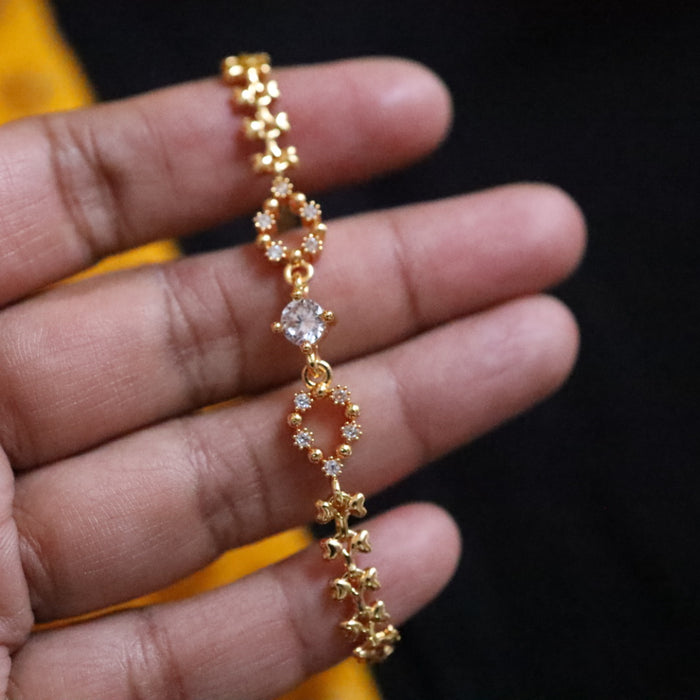 Heritage gold plated bracelet- one size - 104072