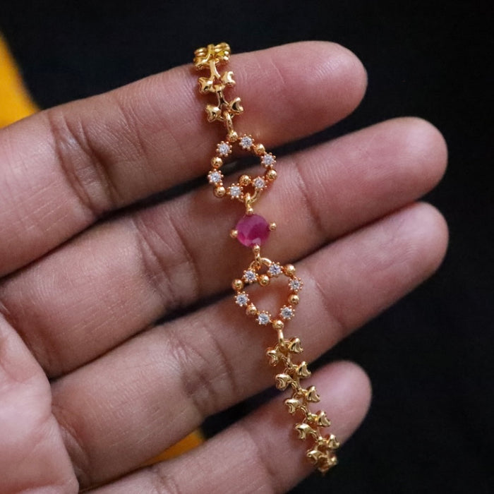 Heritage gold plated bracelet- one size - 104082