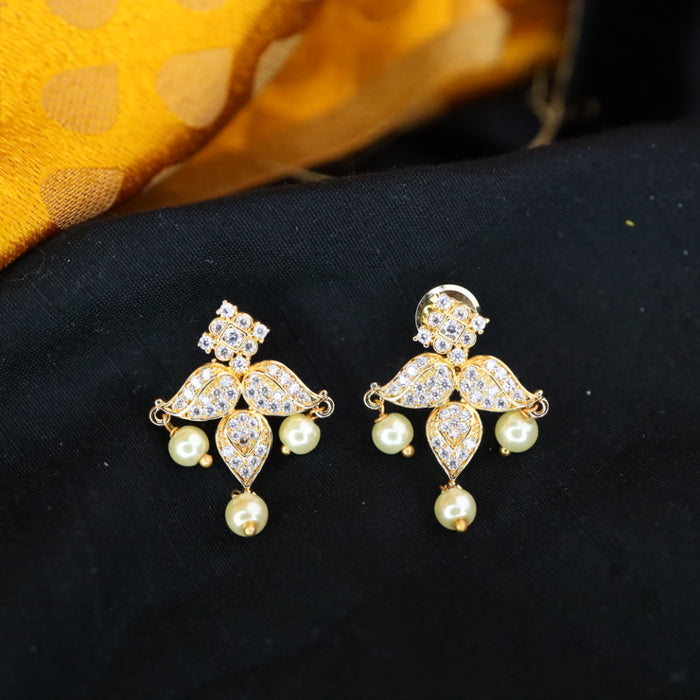 Cz stone drop  earrings 466676