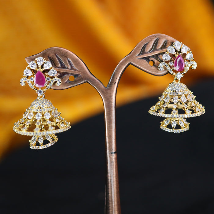 Heritage cz stone Jumka earrings 234571