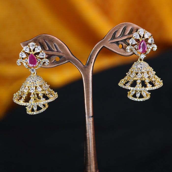 Heritage cz stone Jumka earrings 234571