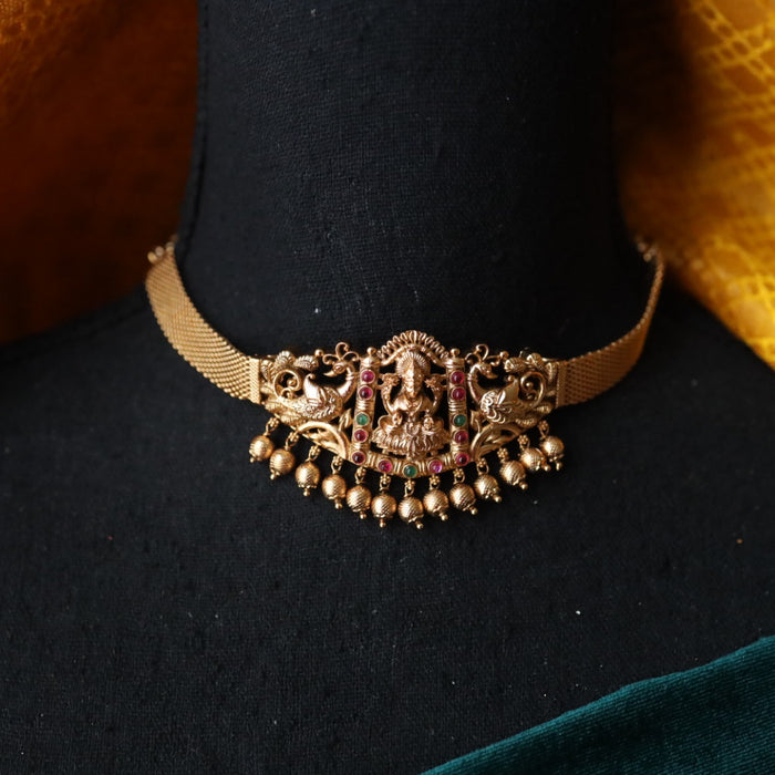 Antique temple choker necklace with earrings 988827 (Copy) (Copy)