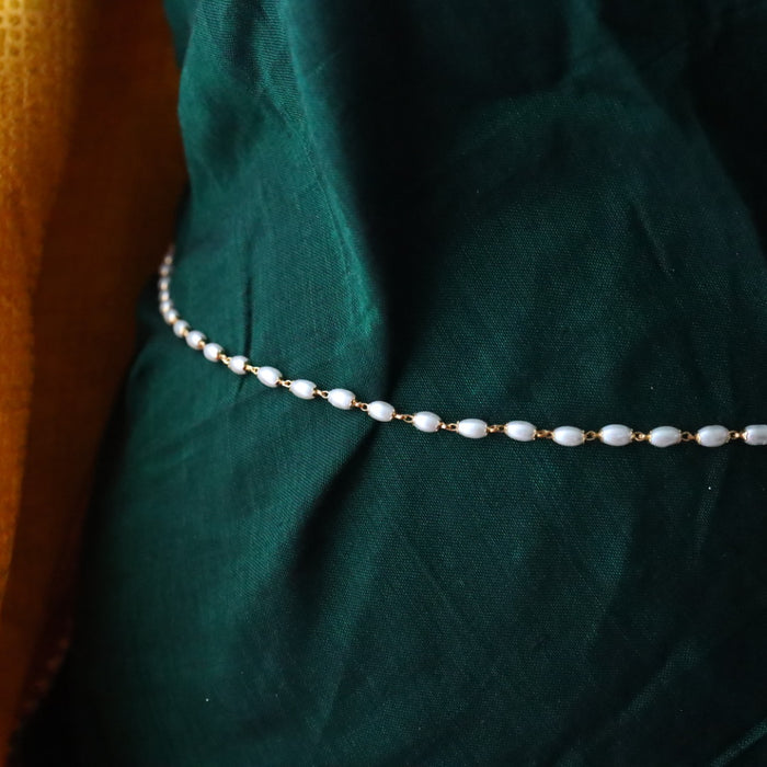 Heritage gold plated pearl  Waistchain 1333