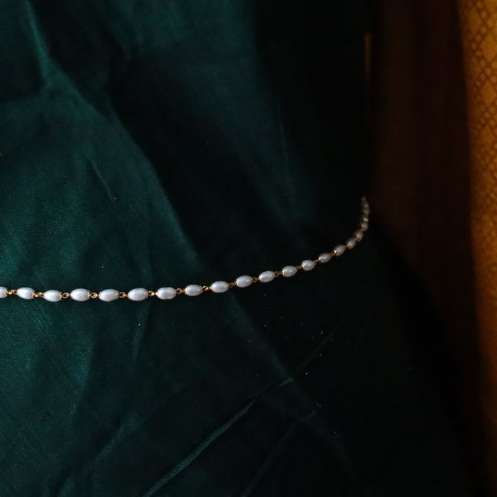 Heritage gold plated pearl  Waistchain 1333