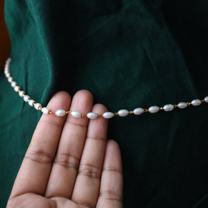 Heritage gold plated pearl  Waistchain 1333