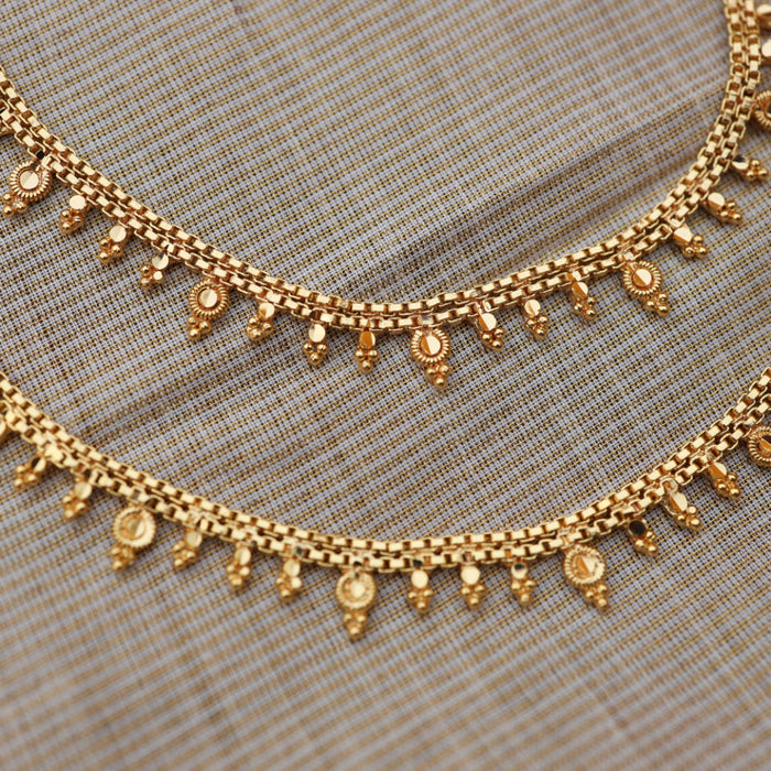 Heritage gold traditional anklet HAN023