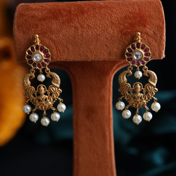 Antique flat earrings 124437