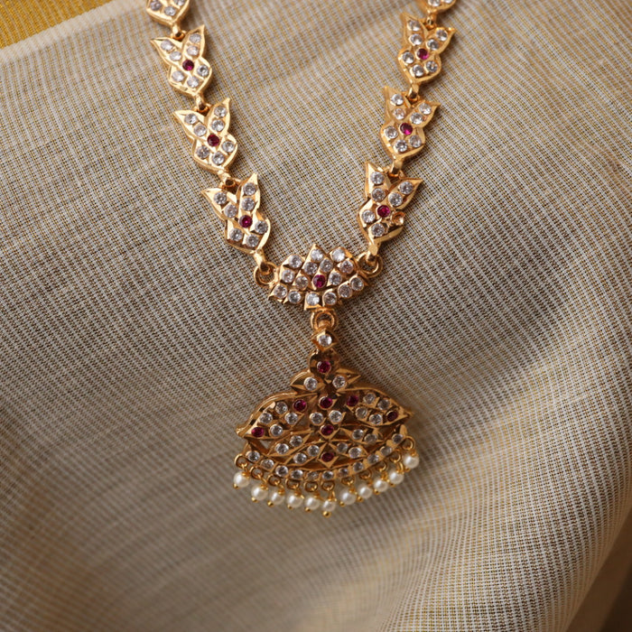 Heritage gold plated necklace with earrings HP013