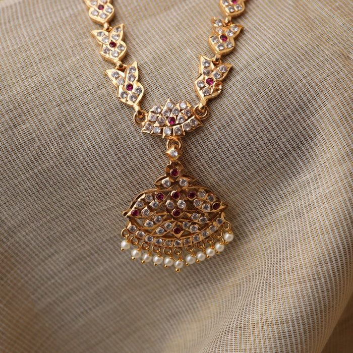 Heritage gold plated necklace with earrings HP013